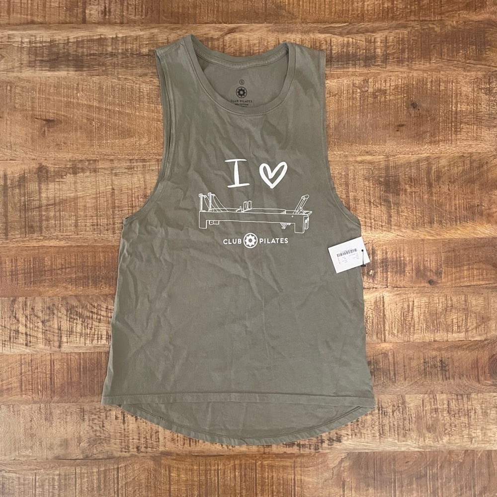 NWT Club Pilates Reformer Love Muscle Tank